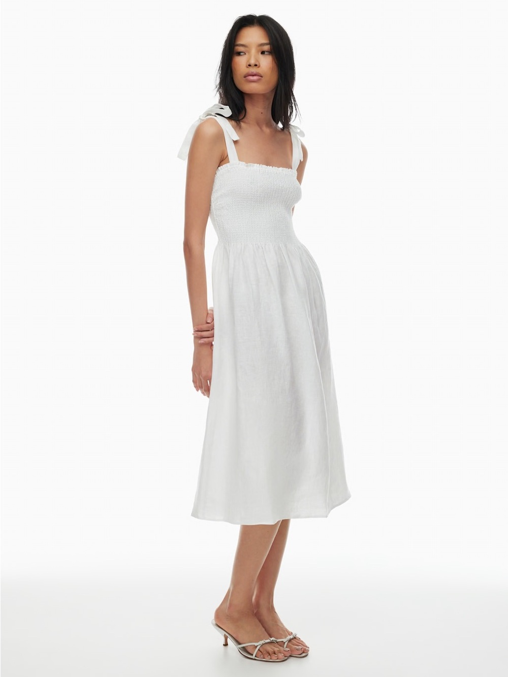 Aritzia Golden Hour Linen Dress Size XS NWT
